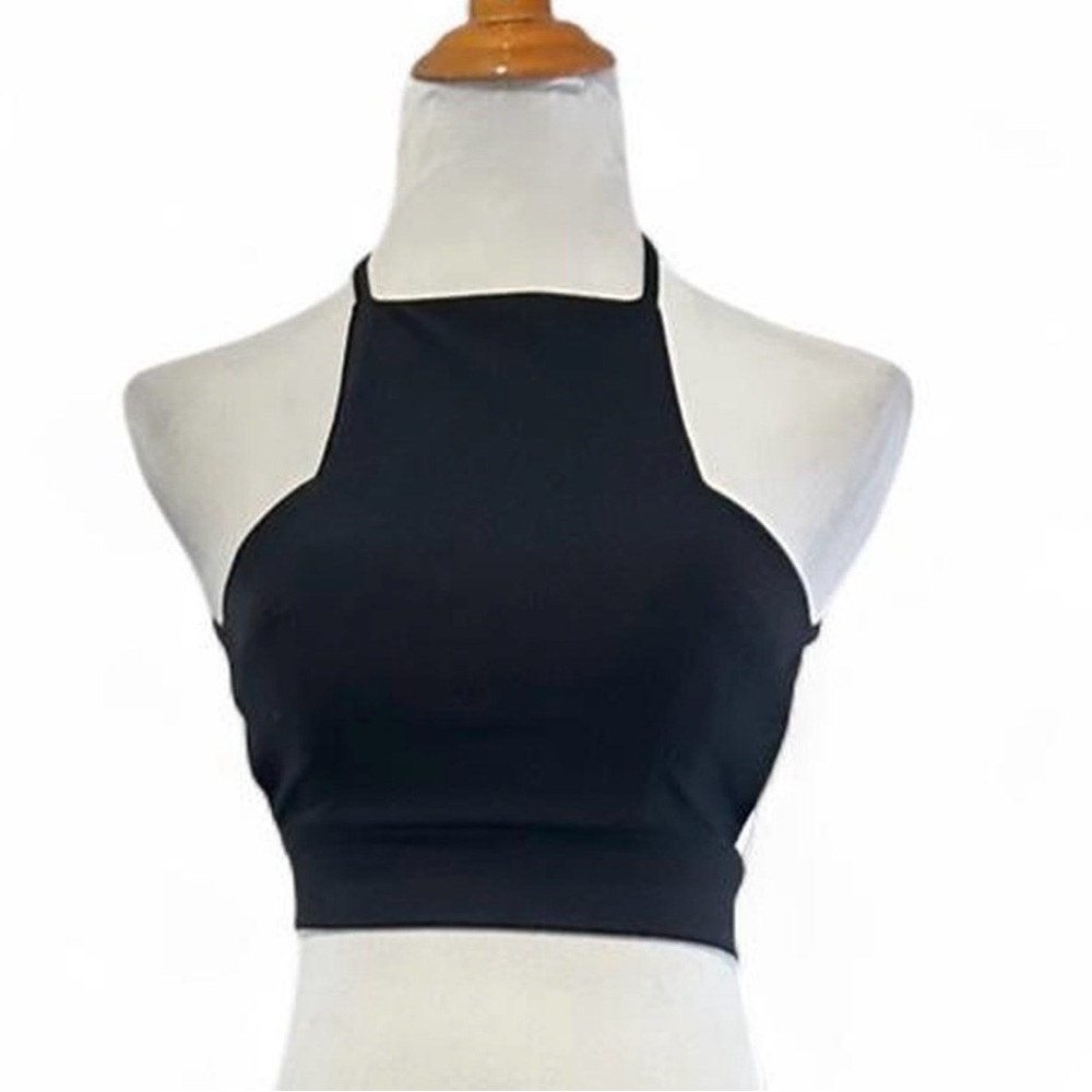 NWOT Missguided Black Textured Top